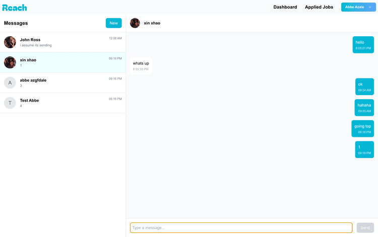 Reach - Messaging